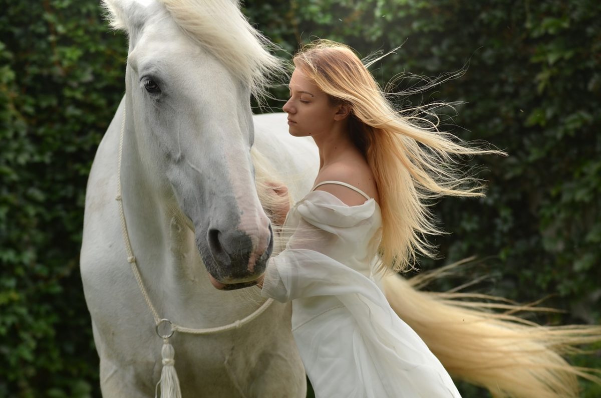 woman&horse